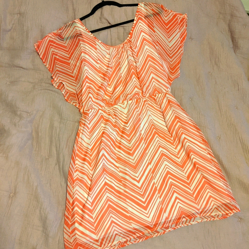 Coral Dress from Francesca's/ Whisper